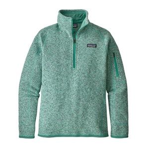 EUC Patagonia Better Sweater 1/4 Zip Kelly Green